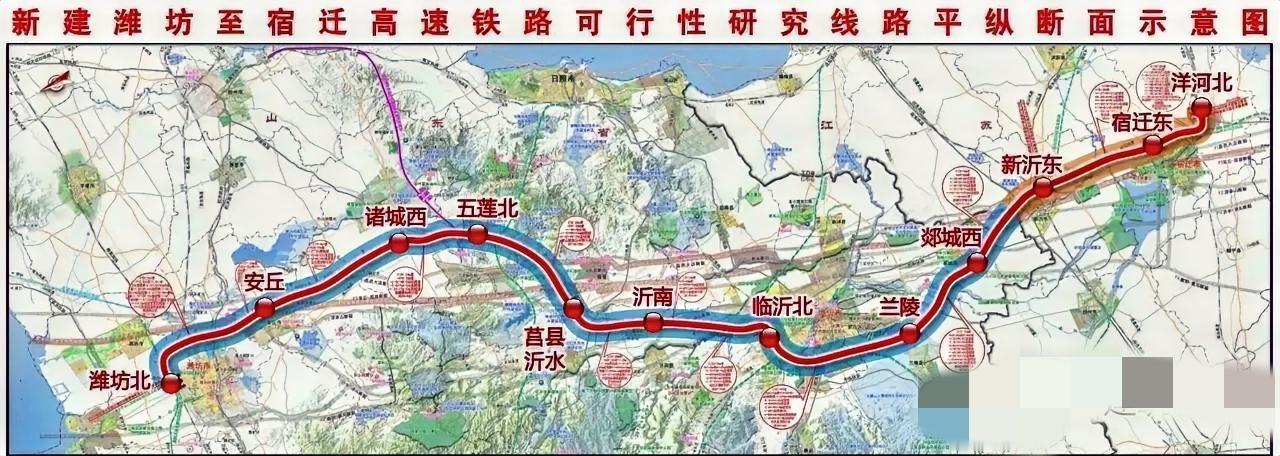 作为国家“八纵八横”高铁网京沪辅助通道的关键组成部分，总投资达852亿元的潍坊至