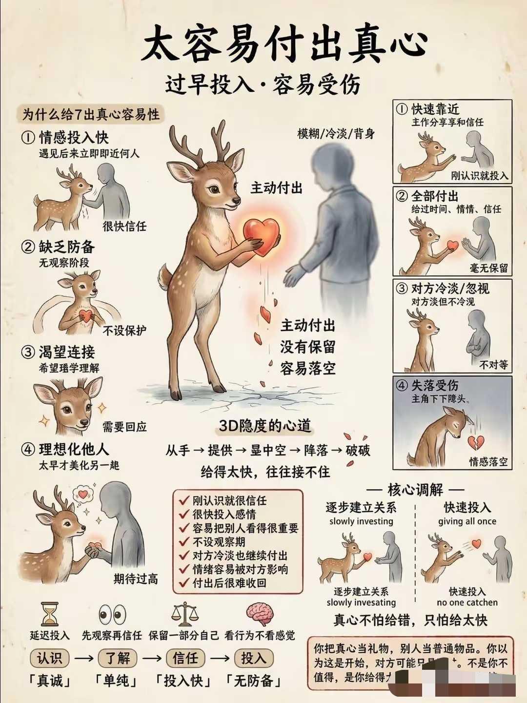 太容易付出真心