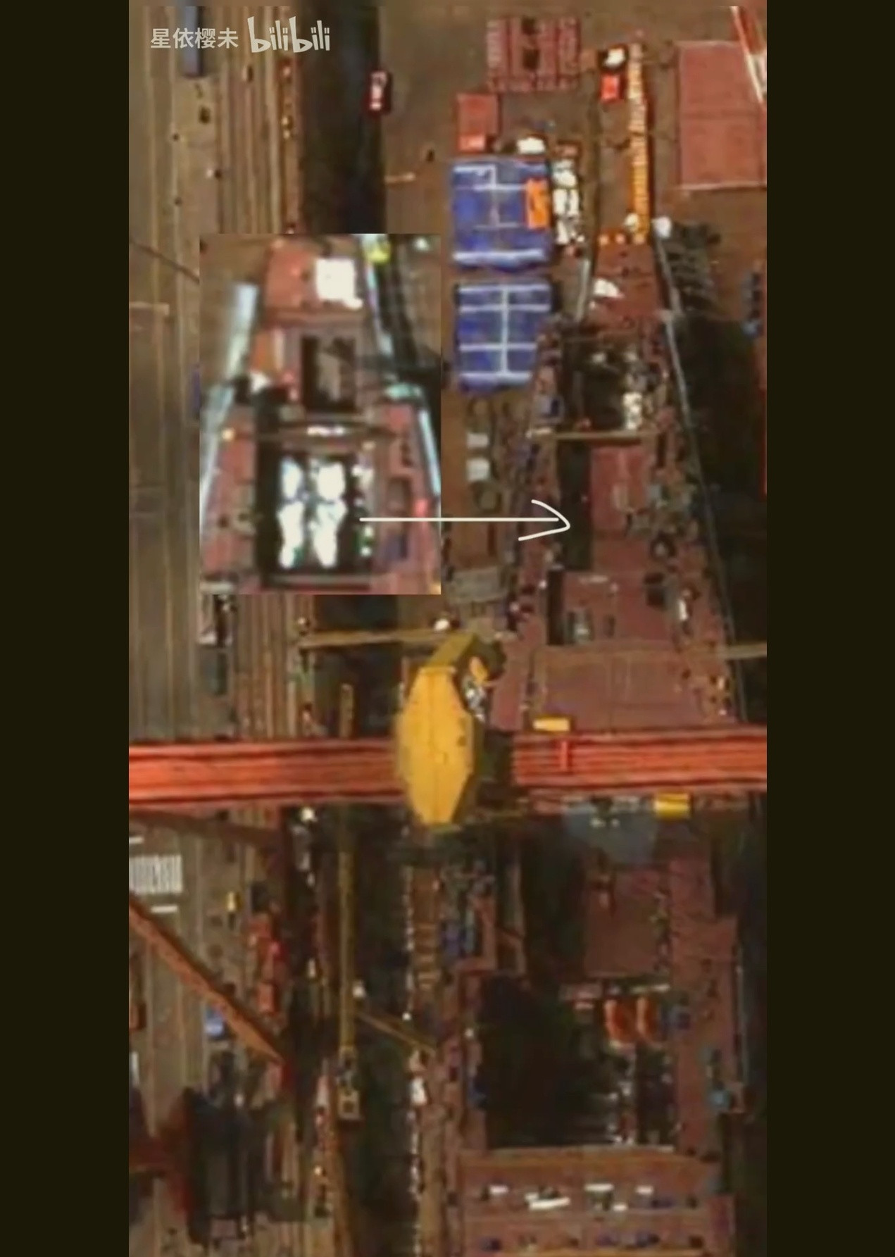 004的备用柴油机入舱安装004的建造仍在高速推进图源B站烽火问鼎计划