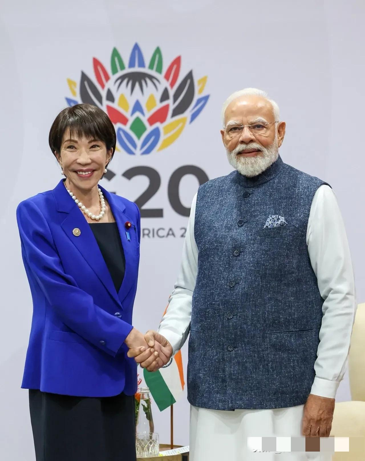 就在刚刚印度总理和日本达成了双方合作印度总理莫迪11月23日发文说：“我