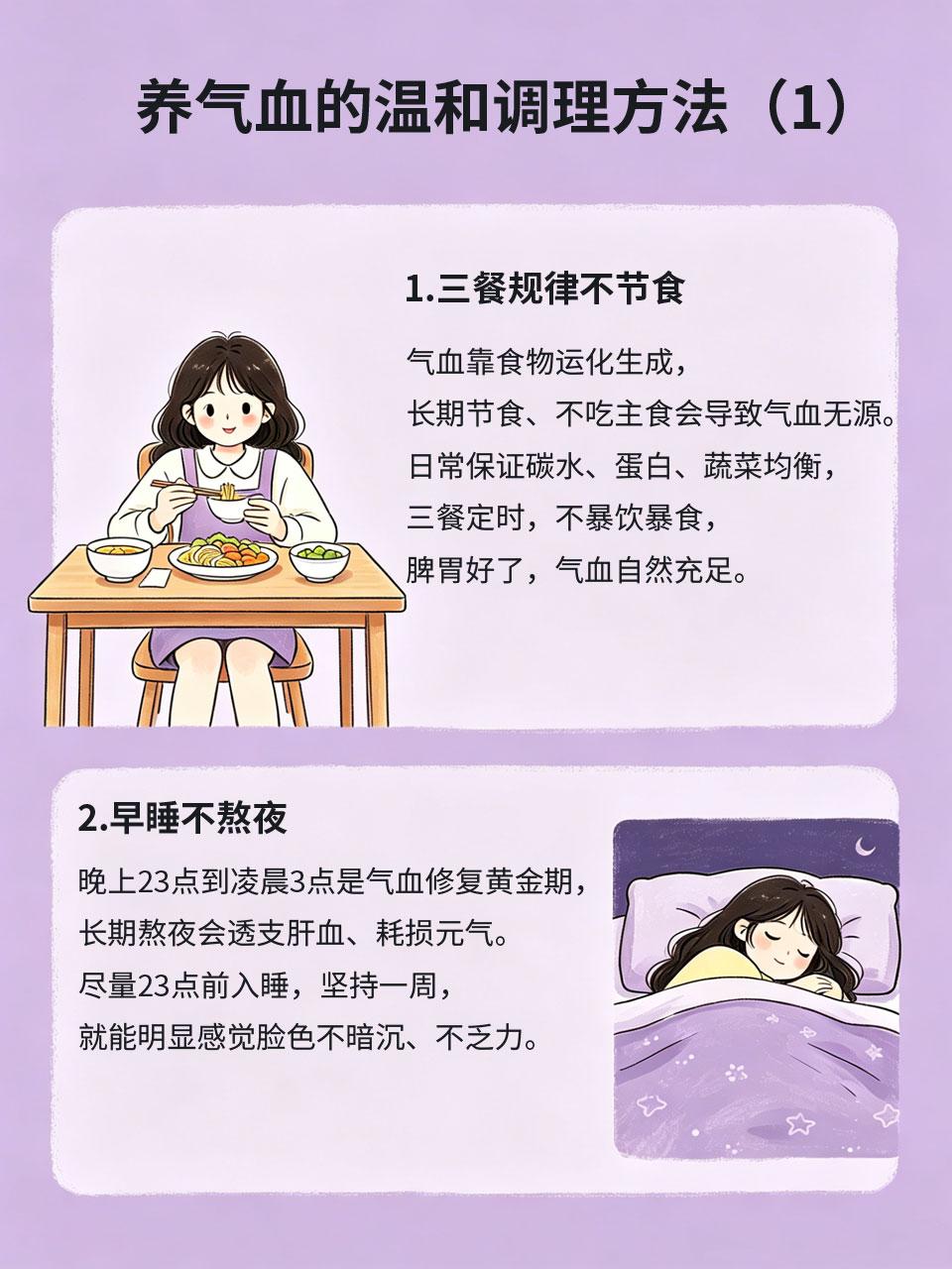 女生别瞎补！真正养气血的方法，简单又好用很多女生气血不足就盲目吃阿胶、红枣、补