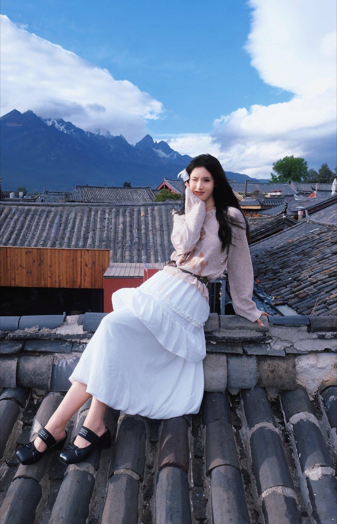 我说今天天气真好丽江