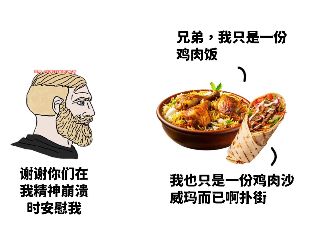 谢谢食物们meme​​​