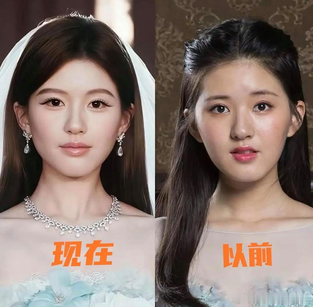 赵露思如今特别不愿看到自己的旧照，因为与过去相比，她的变化实在太大了。整个人比以