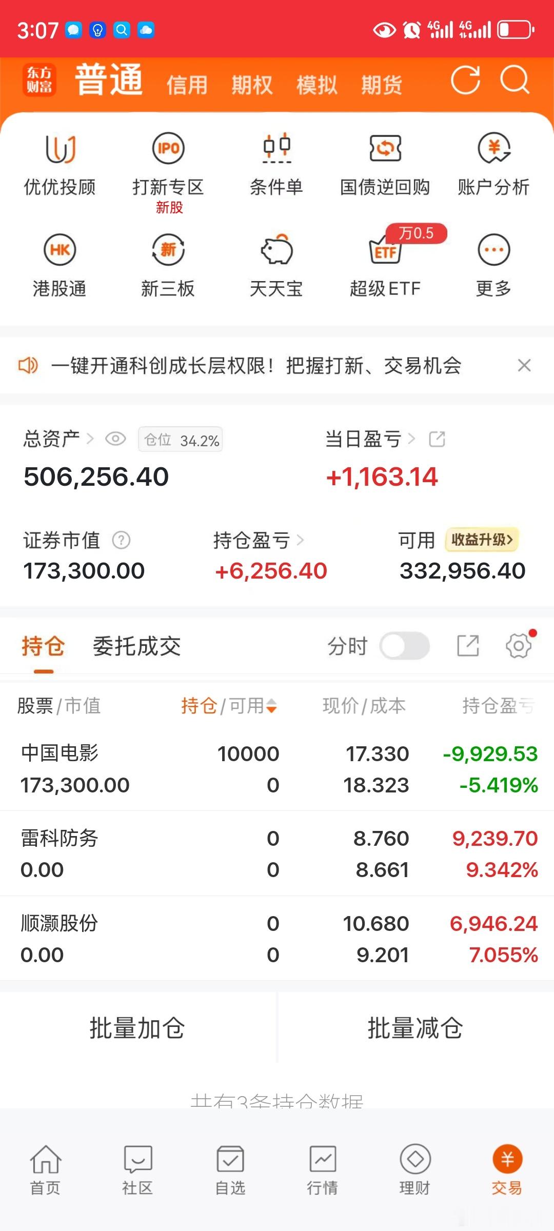 做妖股第2天:$雷科防务sz002413$$顺灏股份sz002565$开