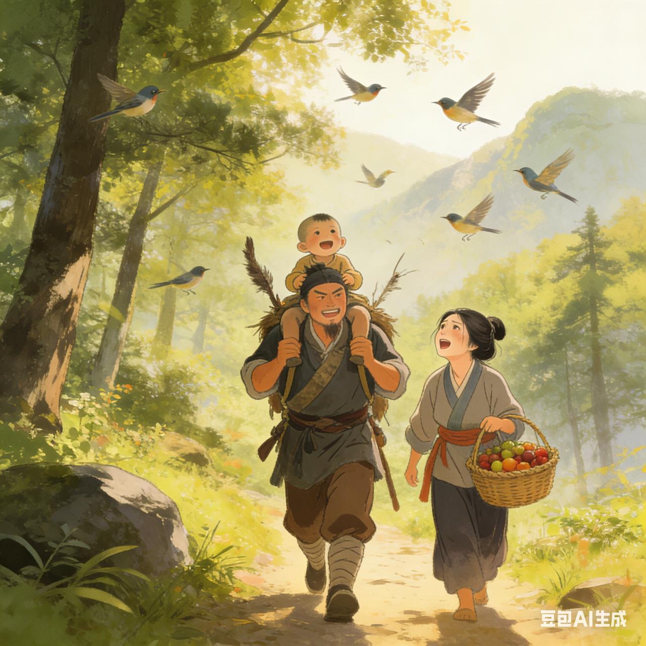 古代笑话有个农妇丈夫早逝，想带着幼子改嫁给同村的张猎户，族里的叔公跳出来拦：