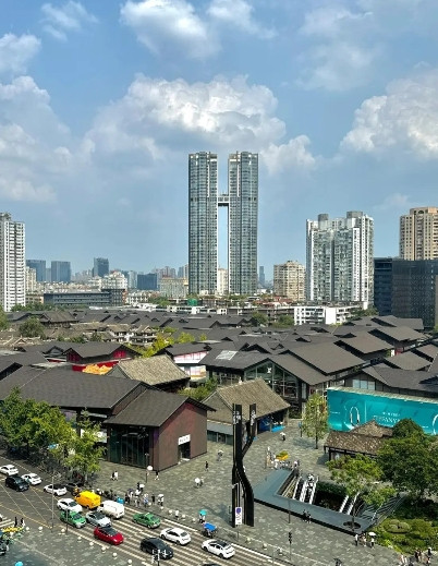 救命！成都高温把春熙路