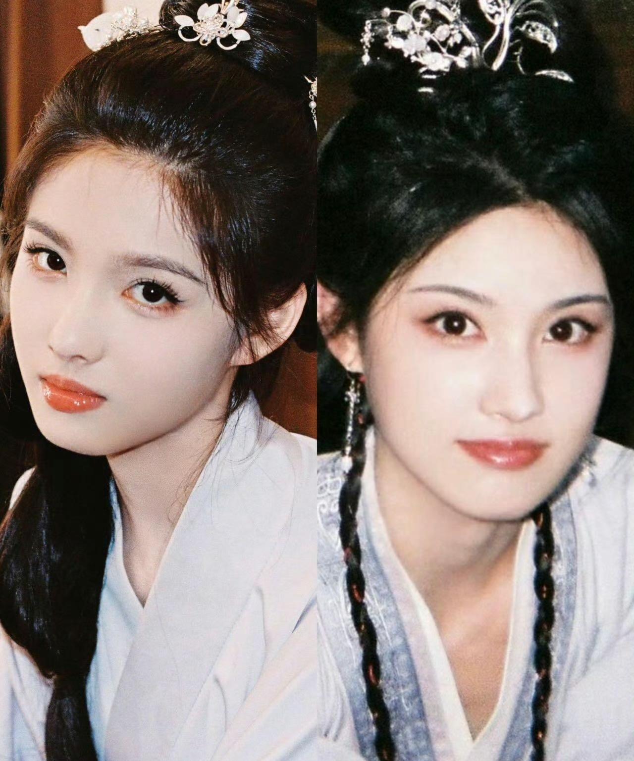 05后也有自己的双生姐妹花看到有人说新晋小花高嘉妍长得和艾米很像，这么一看确实