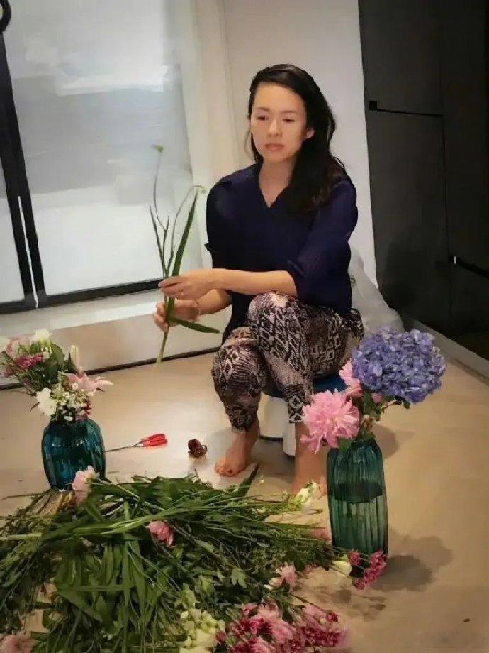 章子怡离婚前和离婚后​​​