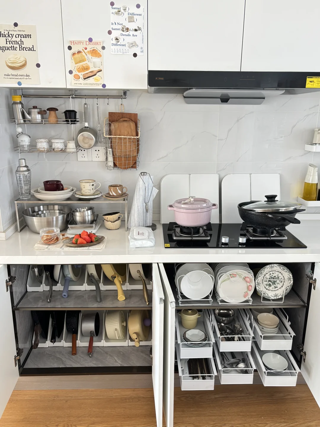 厨房分享｜好喜欢我收纳好的干净又明亮厨房