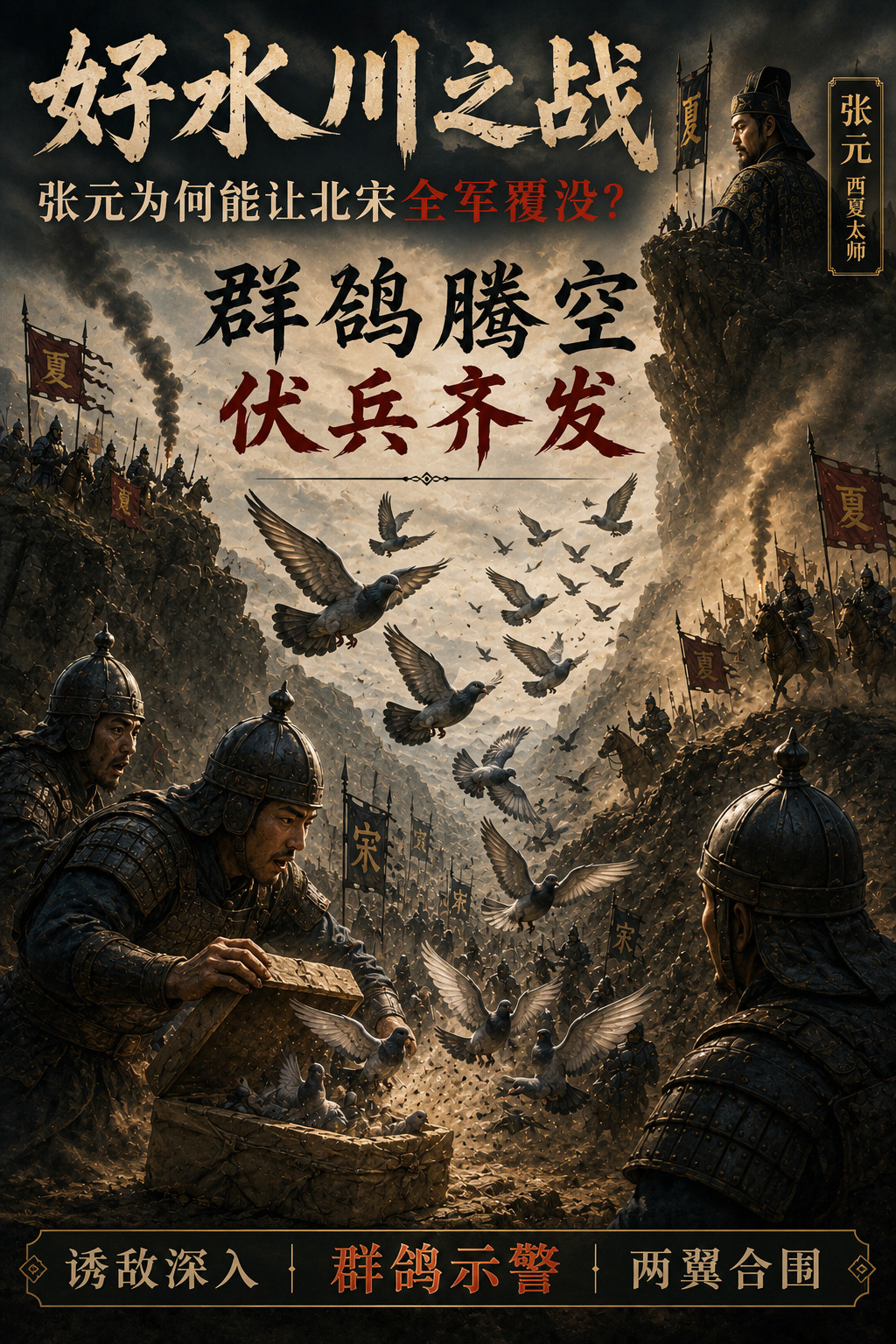 好水川之战，西夏太师张元为何能让宋朝全军覆没？Claude对此解答：好水川之战（