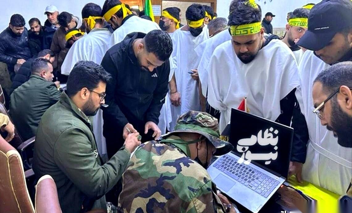 伊拉克那边，出了件让五角大楼后背发凉的事。迪亚拉省，一支长队，一眼望不到头。队