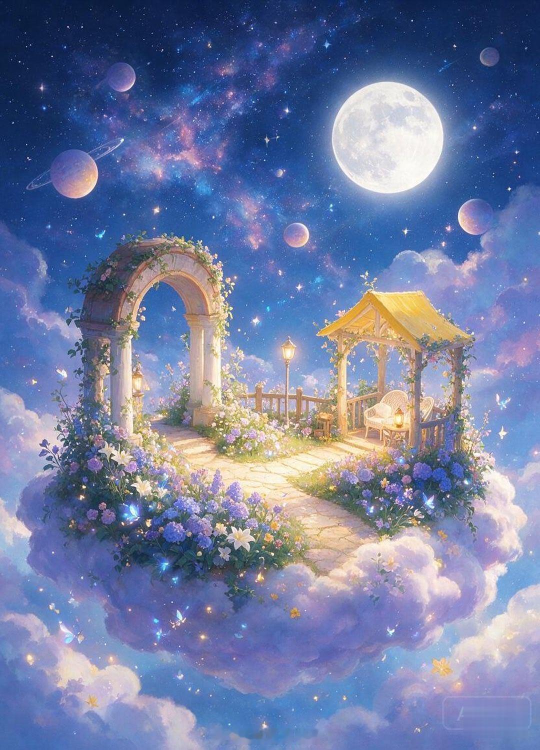 🌙深夜星空｜2026年9月30日周三·丁未日（丁酉月）今晚的夜空，月亮悄悄