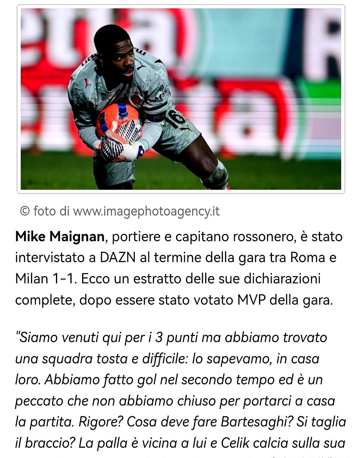 点球杀死米兰！1-1，罗马绝平。第74分钟，巴尔泰萨吉手球送点，佩莱格里尼