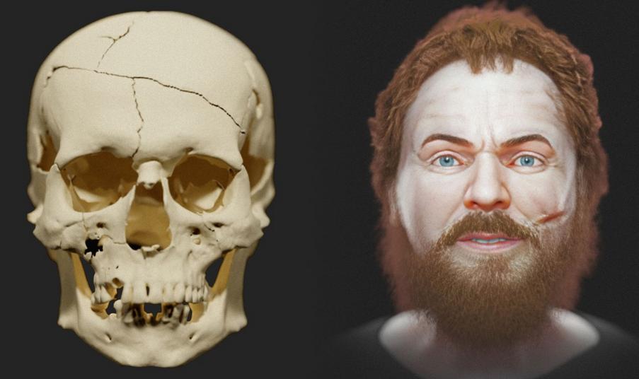 面部重建技术，揭示“吸血鬼”真面目400多年来，人们首次看到了一张“吸血鬼”