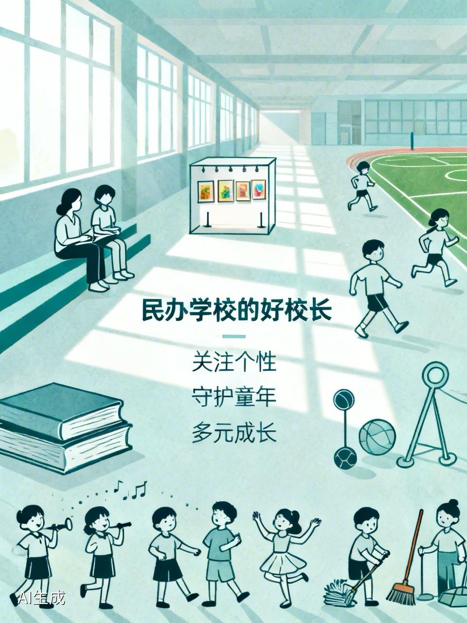 民办学校的好校长，是什么样子的？民办学校的好校长，不是只盯着分数。他会在课