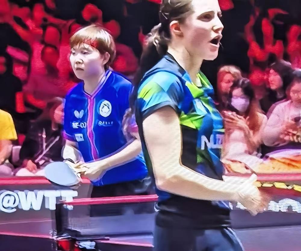 温特的防弧胶那么厉害啊？WTT新加坡大满贯德国老将温特3-1击败朱雨玲。防