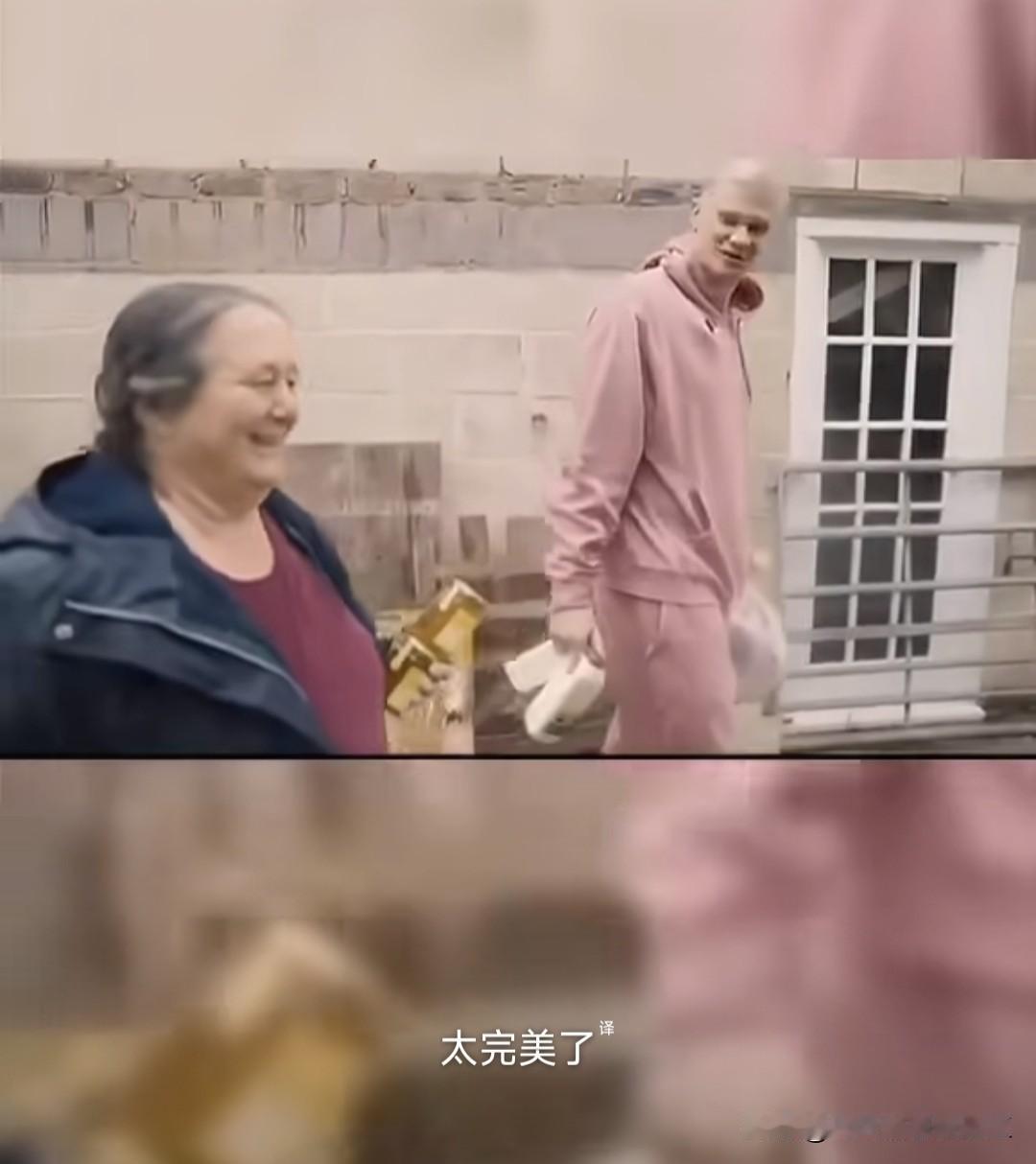 哈兰德亲自下乡，从农场主那里买鸡蛋和牛奶做早餐，许多网友称赞这个行为非常“亲民”