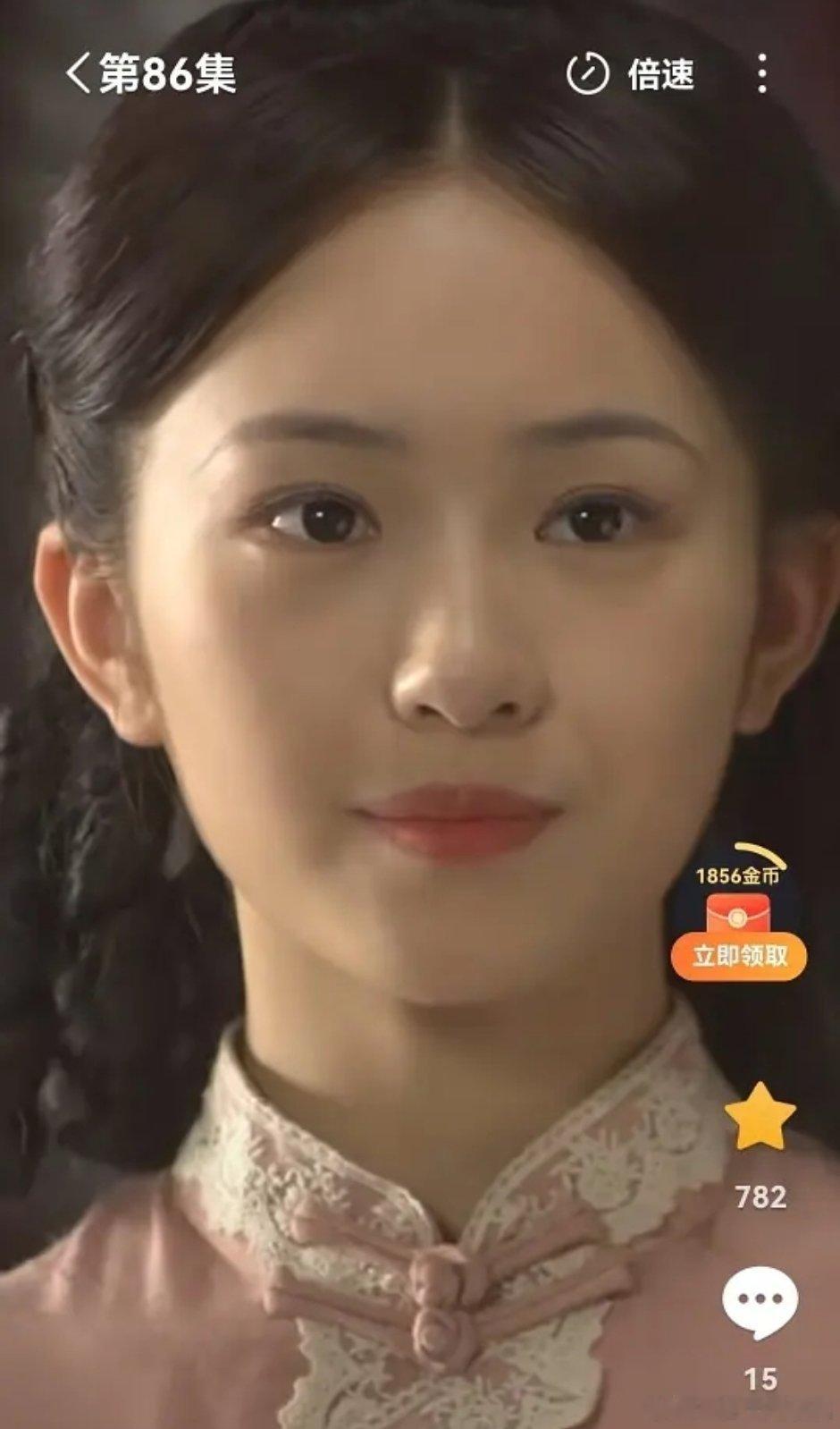 网红美商很可怕，这女孩上大学拍的短剧原生脸图1，现在do完图2这样…这欧式大双