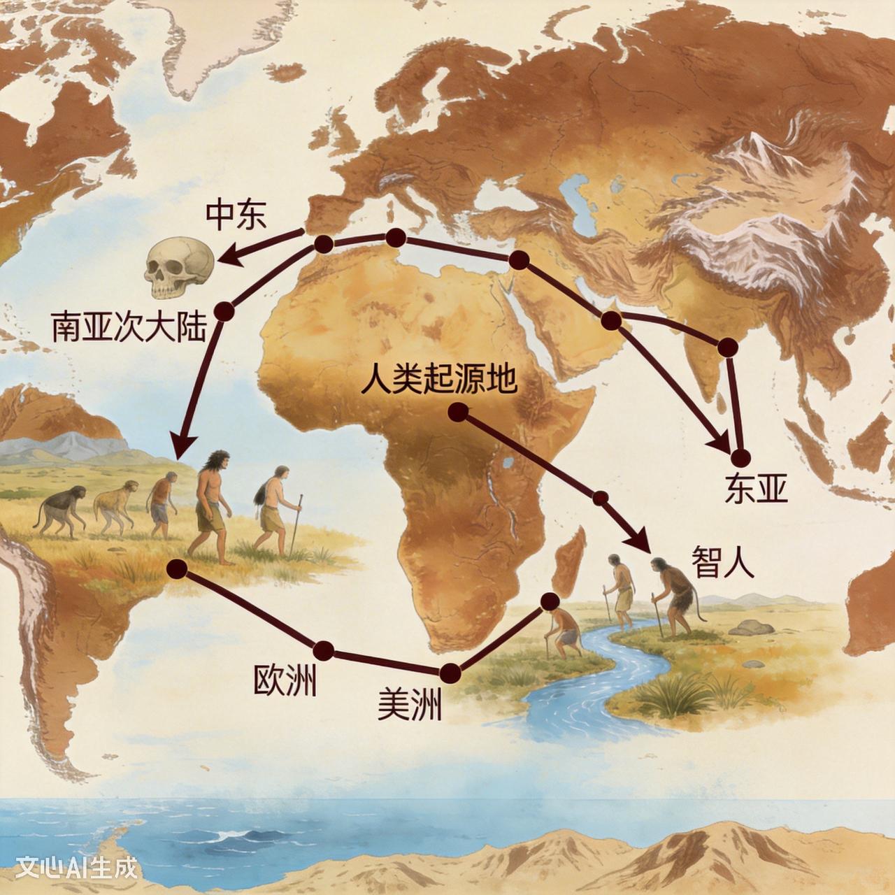 人类真是这样走出非洲的吗？