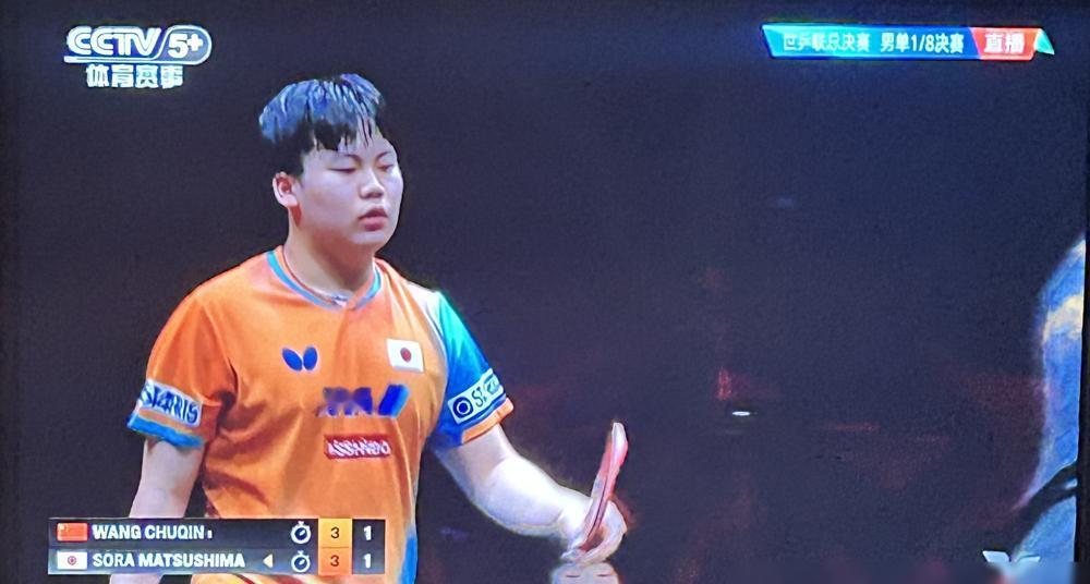 我们的乒乓球解说真的是神一样的存在！​当王楚钦1:3落后于松岛辉空时，他实在