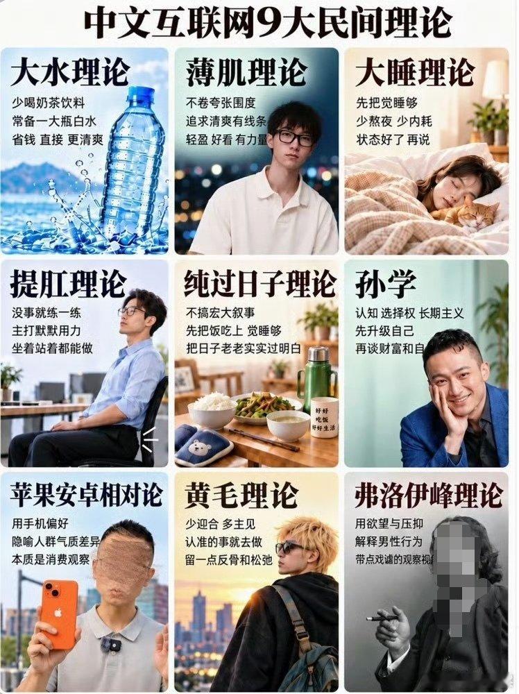 中文互联网9大民间理论…总结的很好[赞]​