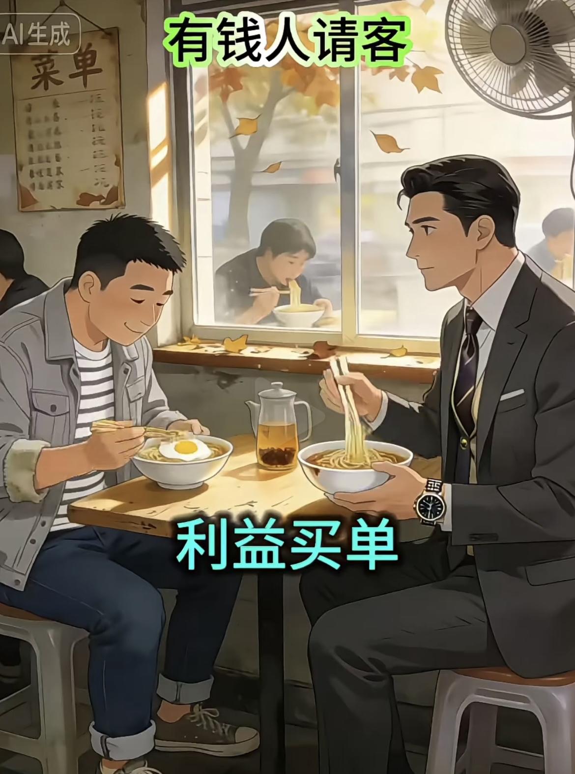 “有钱跟没钱的请客，你要看懂细节，就离成功不远了”[滑稽笑][滑稽笑]