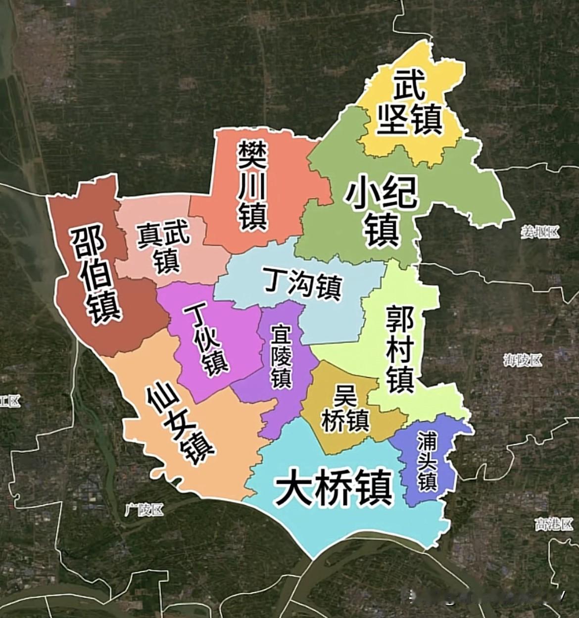 扬州是有一付好牌，但打得烂，成天躺在烟花三月上吃老本，格局太小，江都立区十几年了