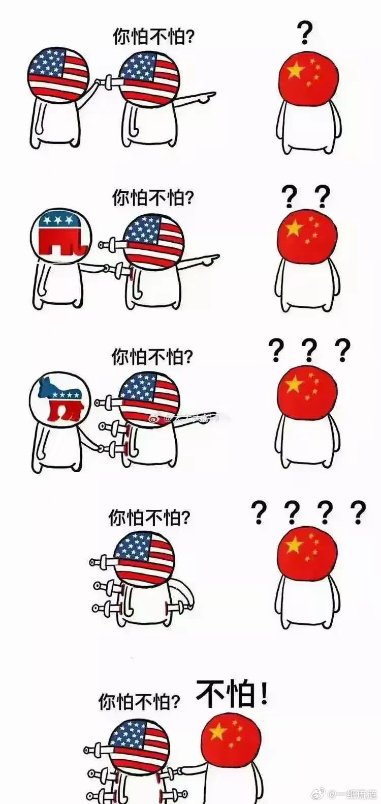 每次都是自残，却诬陷是中国捅的！中国有一天忍无可忍了，也是实力具备的那天，真的就