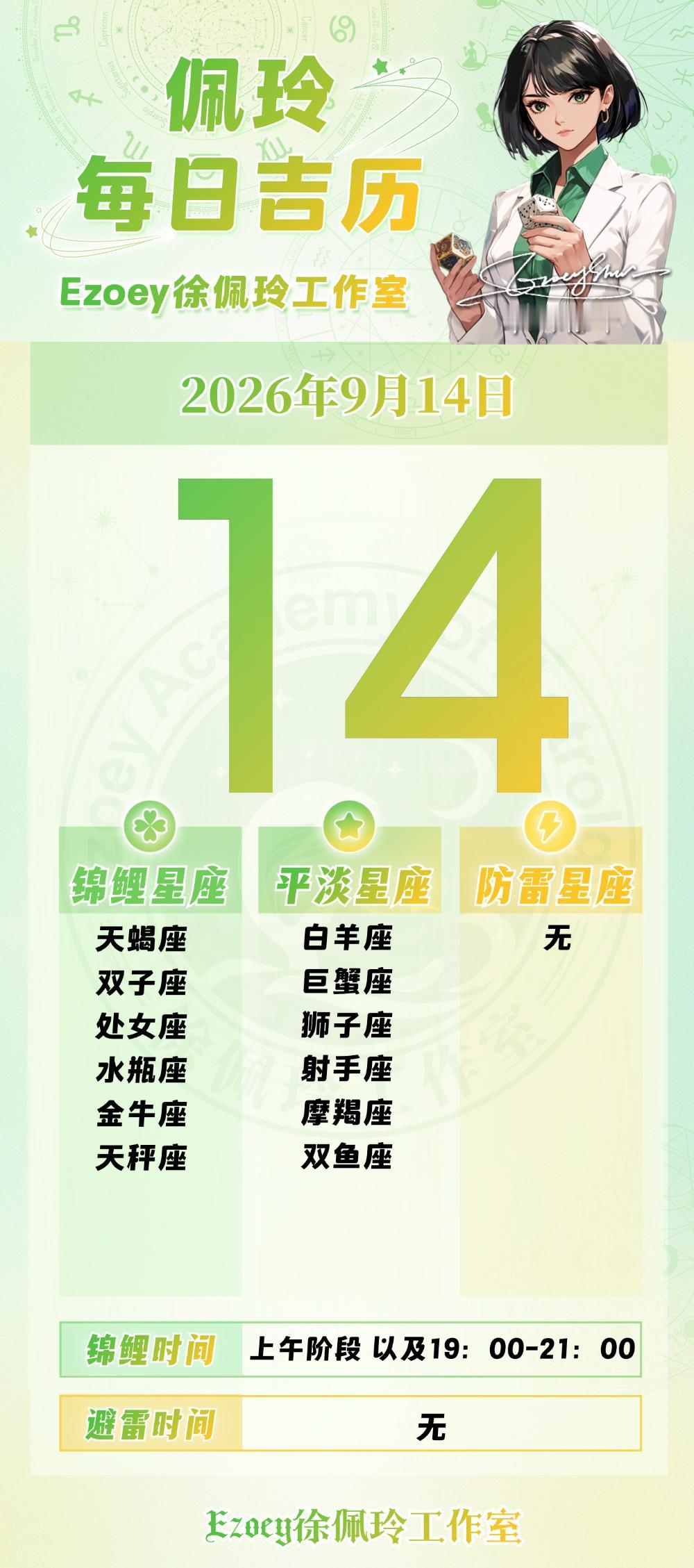 【9.14日播报】深层清理日锦鲤星星：天蝎座、双子座、处女座、水瓶座、金牛座、