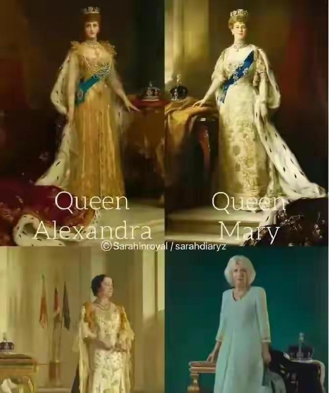 自从卡米拉的王后画像展出开始，一直都在不停的接受别人的谩骂。历代王后的画像和身份