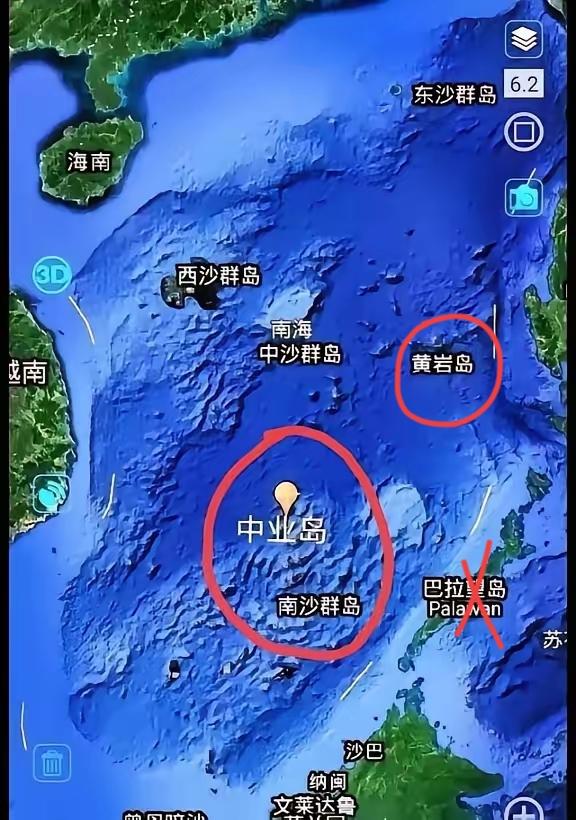 我们的目标应该是收回郑和岛，想要打中业岛和黄岩岛的主意，小马科斯应该死了这条心吧