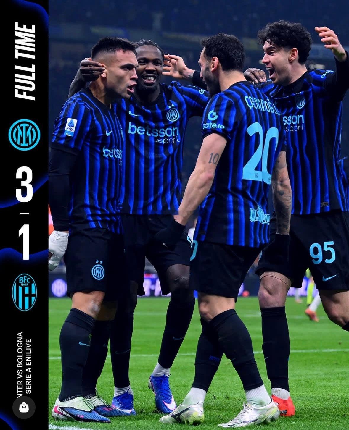 国际米兰国际米兰vs博洛尼亚齐沃的基本盘虐菜能力还是稳的，菠萝那么狠，在梅阿查