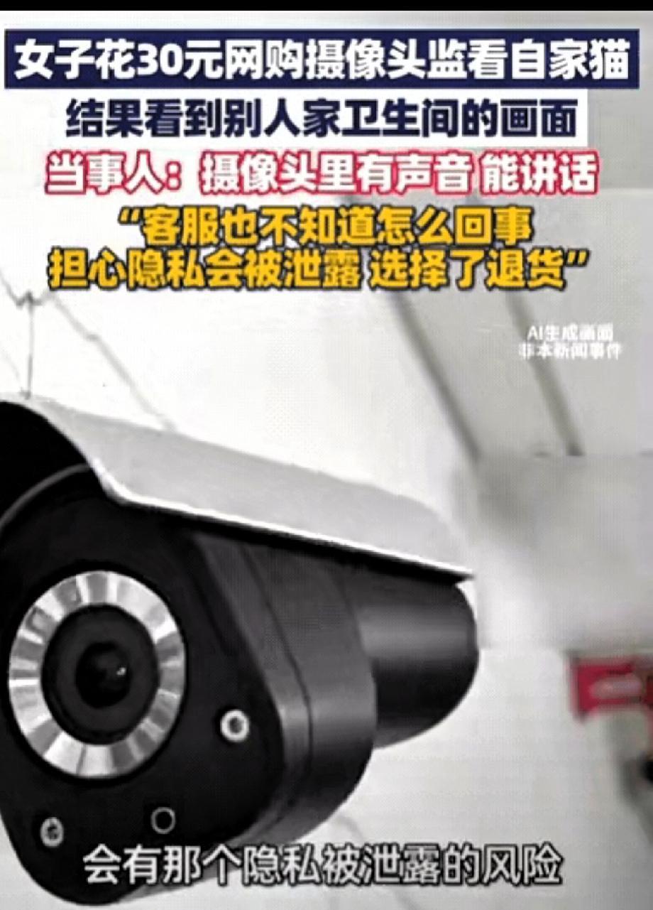 还能解释清楚吗？广州一女子为了看自家猫，特意花30元在网上买了个监控，结果，她