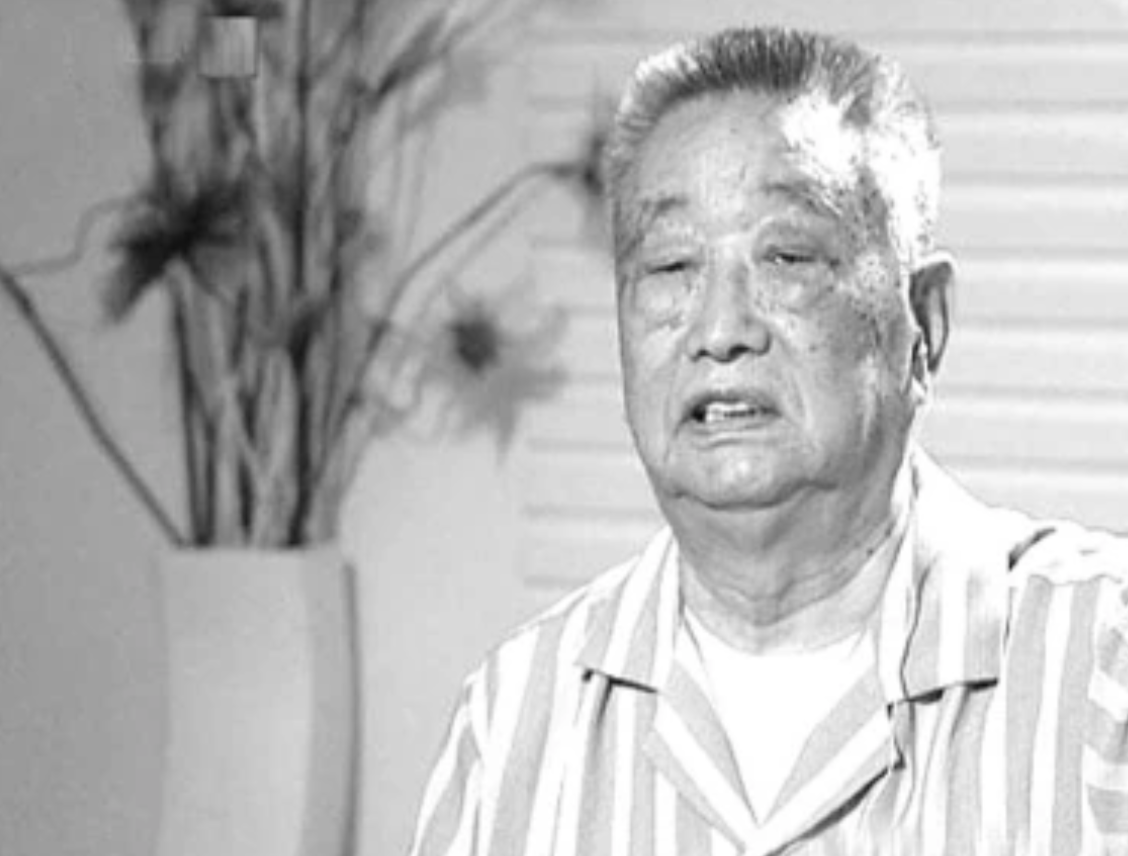 1943年，日军空袭，小战士宋岭春仰面躲在草丛中，看着距离不到100米的敌机，他