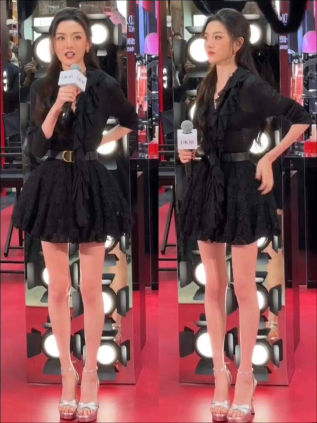 是不是每天这样走一会就能拥有这么美的腿[微笑]宋祖儿的腿​​​