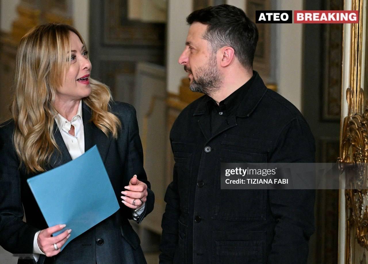 泽连斯基在罗马见到了梅洛尼。两人聊得很实——不只是客套。梅洛尼明确表态：意大