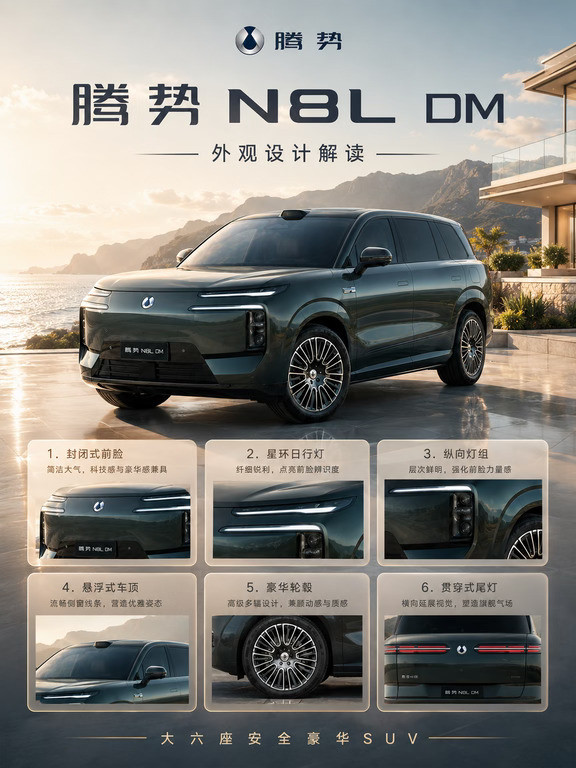 家用旗舰六座SUV，腾势N8LDM值得入手？