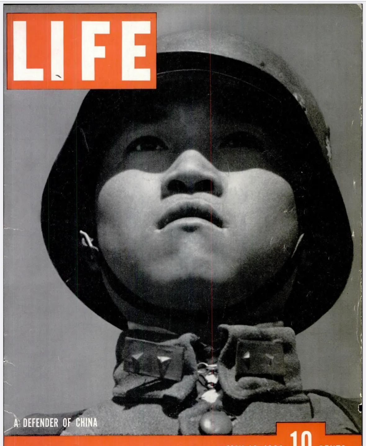 昨天贴出《LIFE》杂志1938年11月23号的88德国械师封面后有读者质疑。