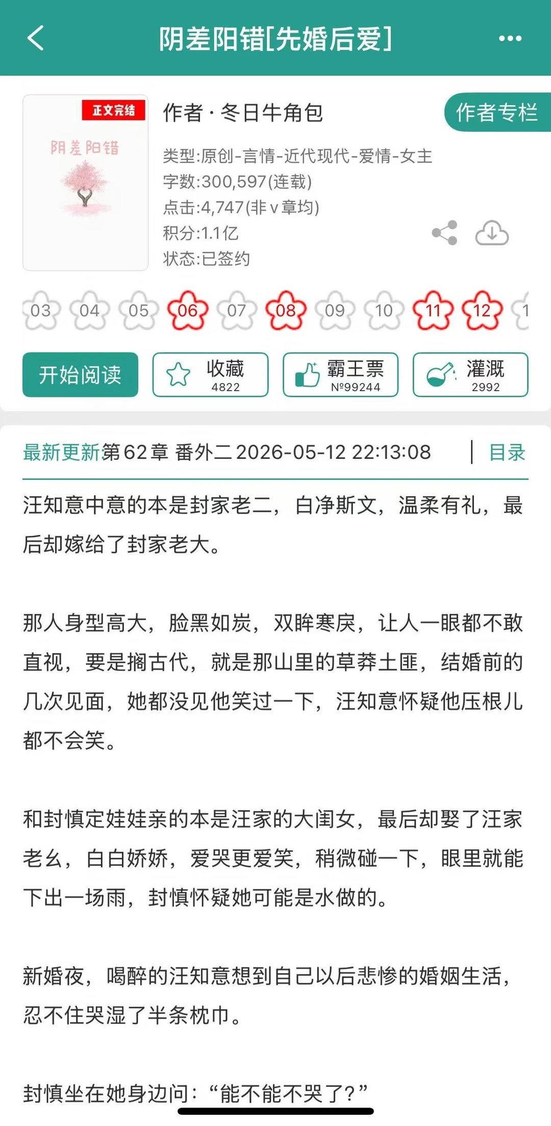 跟冷厉黑面糙汉先婚后爱了