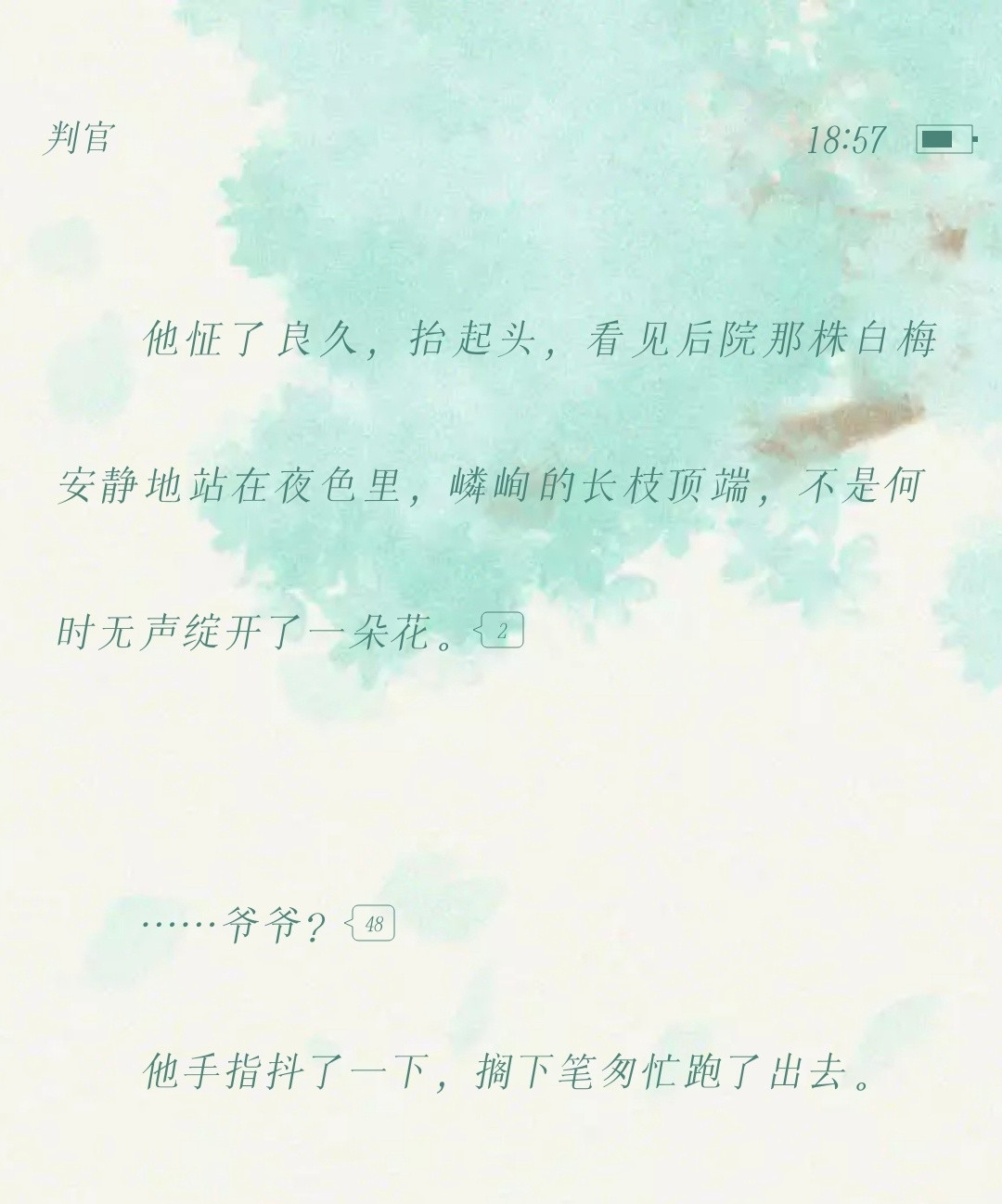 或许会有一枝白梅因你们而开花