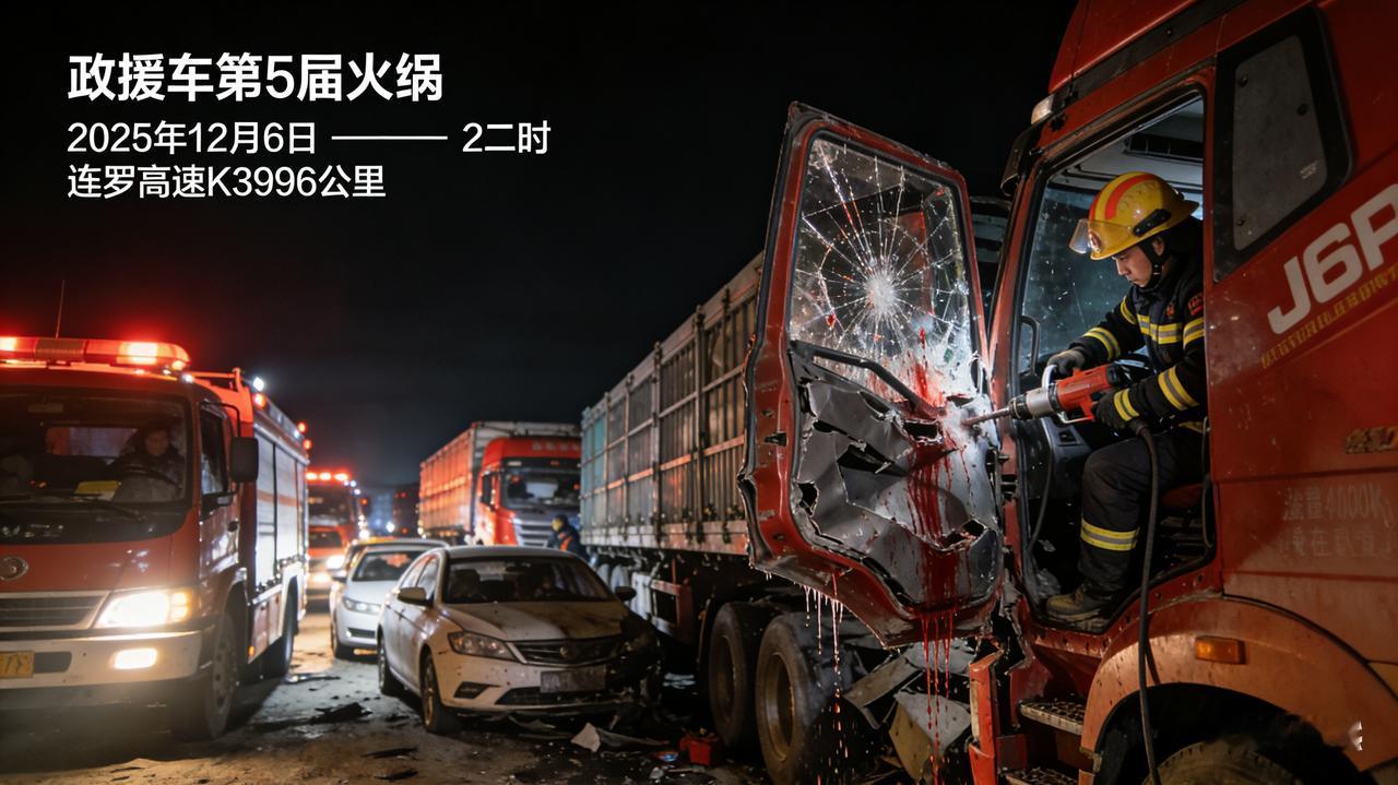 连霍高速深夜惨案！9死7伤泪崩2025年12月6日22时，连霍高速K390