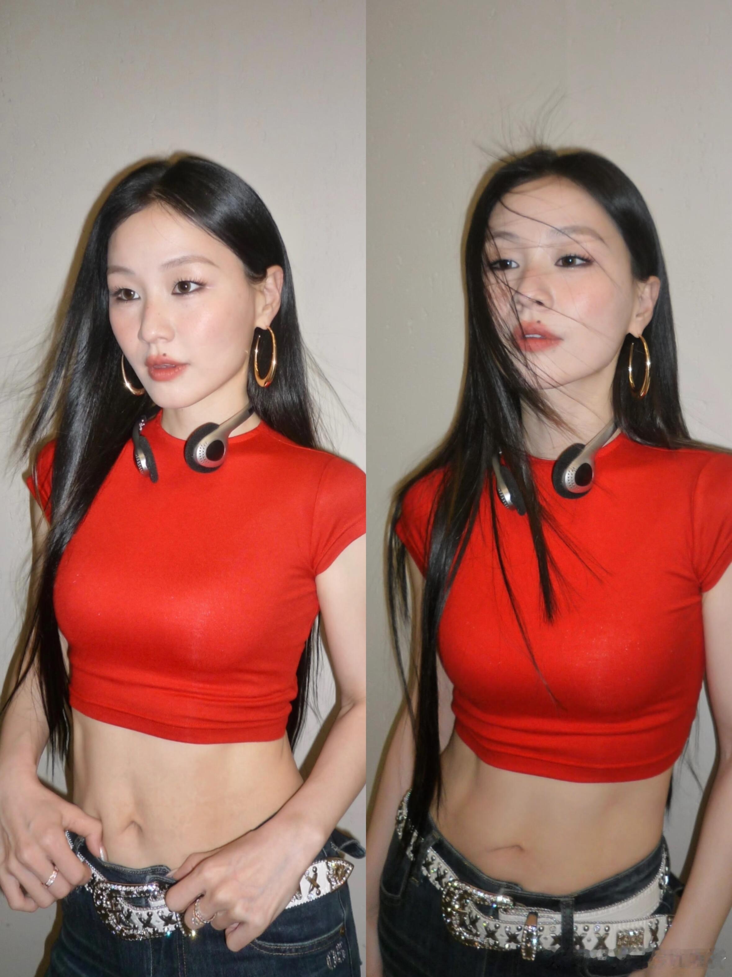 谁懂！！对金靖的身材产生了强大的占有欲！！！！​​​