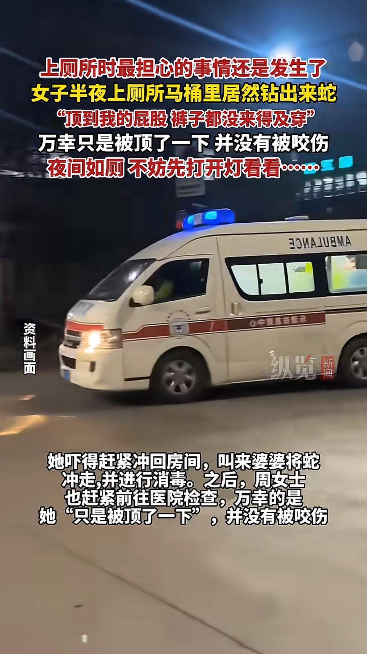头皮发麻厕所居然成了惊魂现场女子半夜上厕所裤子还没穿好马桶里突然钻出