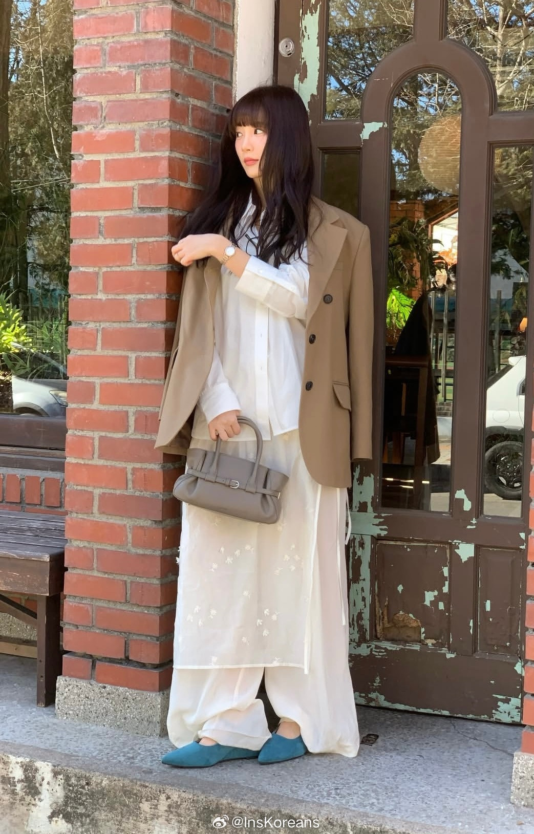 穿搭分享连续更新第2752天韩国时尚女生日常搭配周末来啦韩系穿搭超能新星汇新星