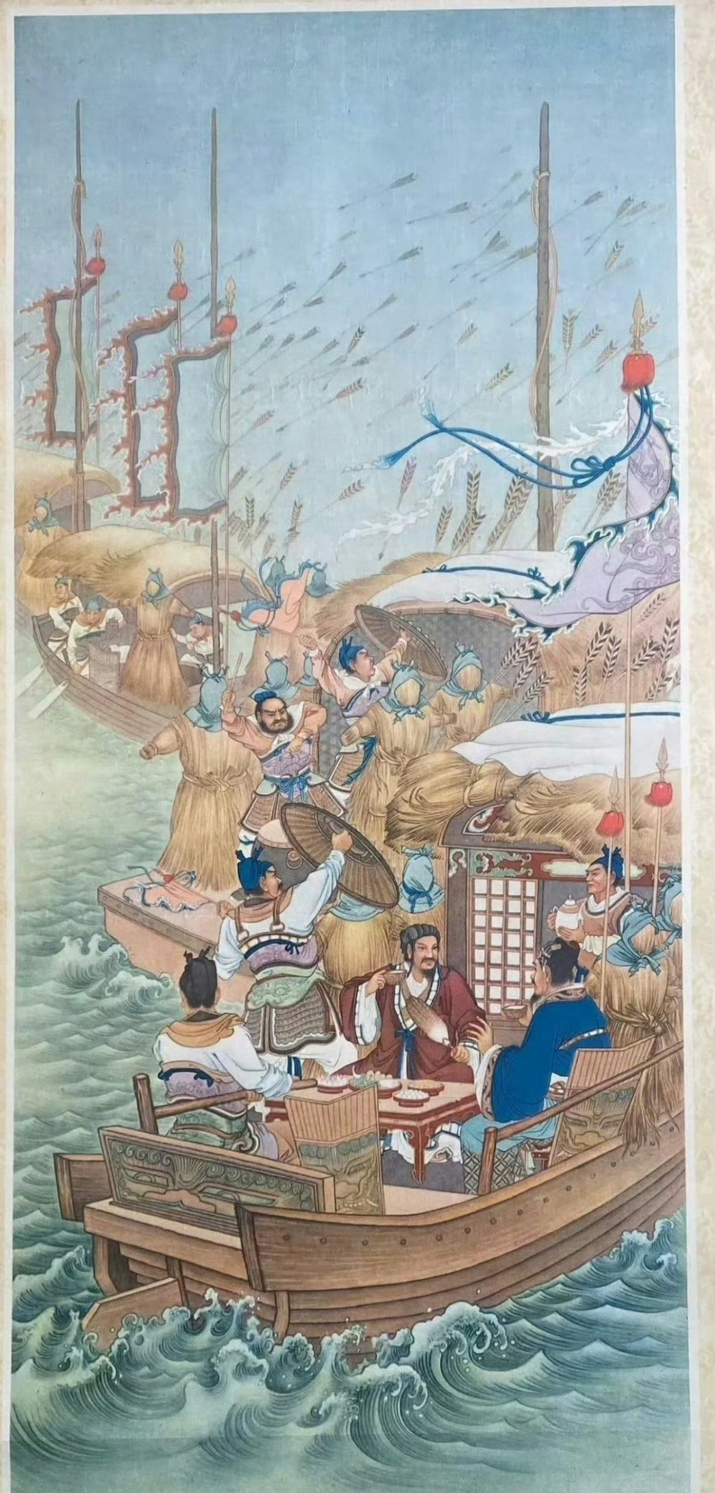 解放初期的一副老年画，大家看得出是哪个故事不？