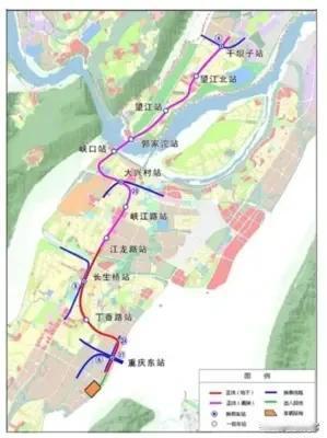 重庆轨道交通8号线一期工程简介重庆轨道交通8号线一期工程，全长约13公里，