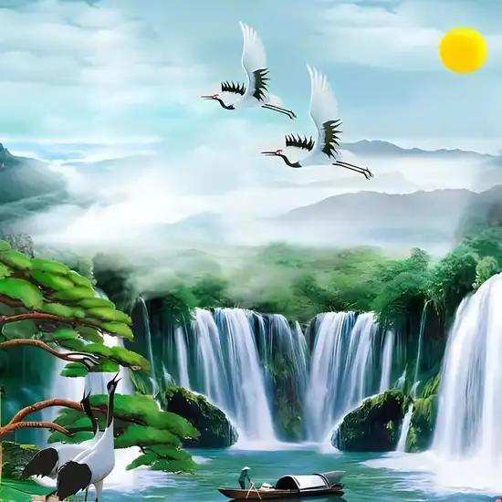 上联：飞流直下三千尺我对下联下联：嫦娥冲上九重天