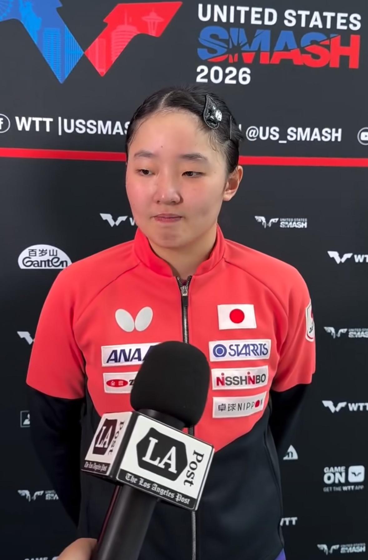 张本美和3:0零封伊藤美诚，晋级8强！美国大满贯女单1/8决赛中张本美和3:
