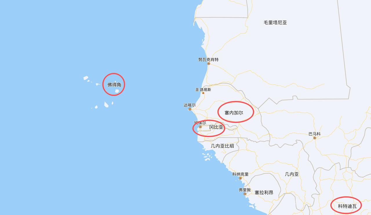 科普一下。佛得角，属于非洲，在塞内加尔外面，位于大西洋。库拉索，属于中美